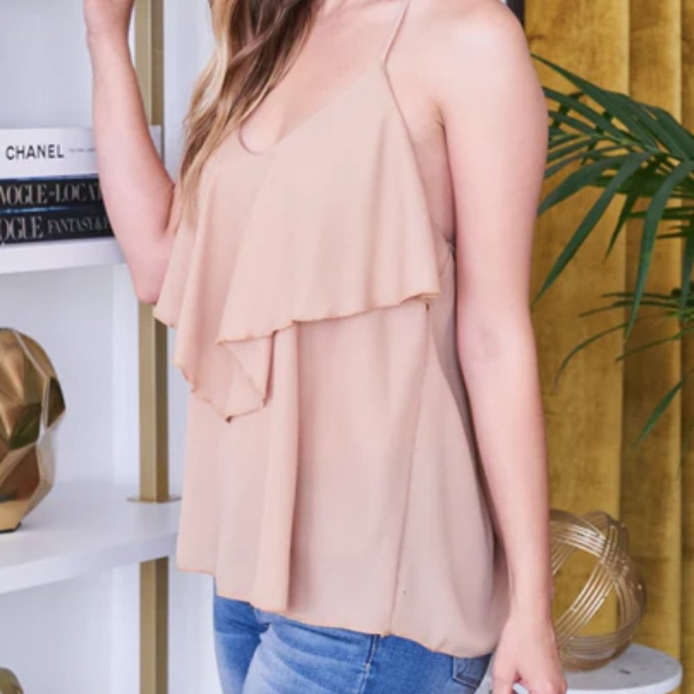 Deep Scooped Neck Top